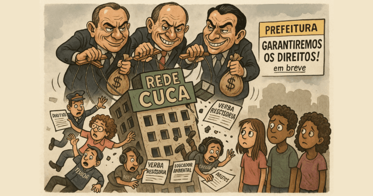 Centenas de trabalhadores demitidos da Rede Cuca sofrem com o calote na rescisão